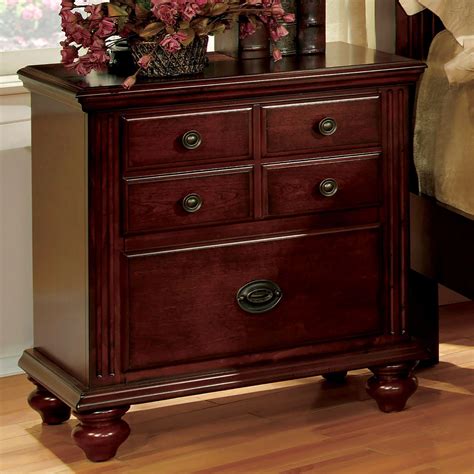 Furniture of America - FOA Gabrielle CM7083N Transitional 2 Drawer Nightstand | Del Sol ...