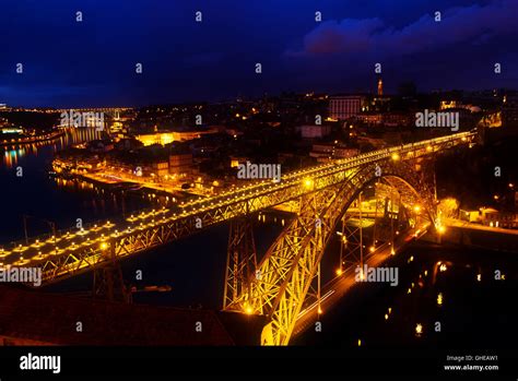 old Porto at night, Portugal Stock Photo - Alamy