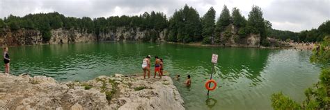 The Elora Quarry in Elora, Ontario : r/camping