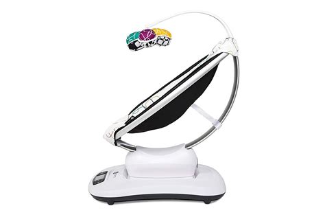 4moms mamaRoo 4 Baby Swing, high-tech Baby Rocker, Bluetooth Enabled Soft, Plush Fabric with 5 ...