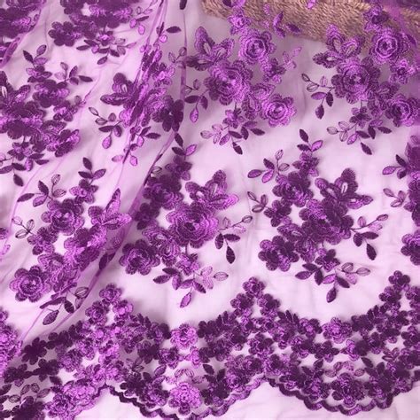 Purple Lace Fabric - Etsy