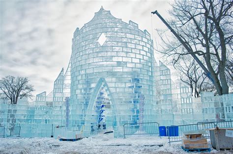 Bonhomme's Ice Palace and dome take shape for Winter Carnival - The Quebec Chronicle Telegraph