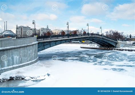 Bridge over Moskva River stock photo. Image of union - 30166334