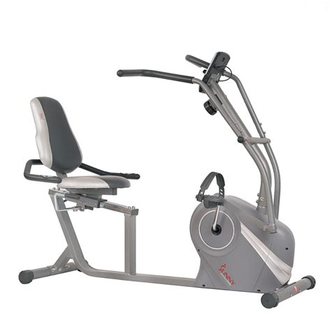 Stationary Cross Trainer Recumbent Bike with Arms Exerciser | Recumbent bike workout, Biking ...