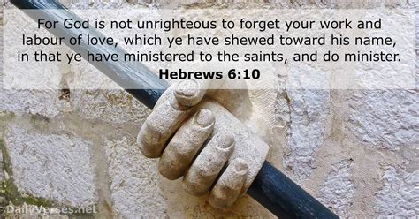 Hebrews 6 - KJV - DailyVerses.net