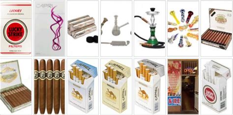 Cigarettes Types of Tobacco Products - Live Blog Sopt