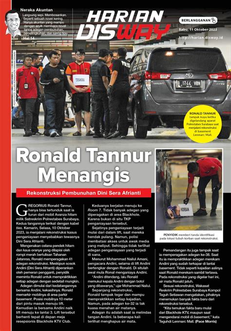 Ronald Tannur Menangis