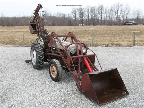 Ford 8n tractor loader backhoe