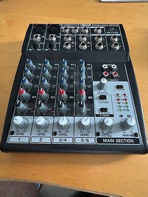 Behringer XENYX 802 Portable Audio Mixer and Manual No Power Supply | eBay