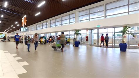 Nadi International Airport departures passenger drop off area. | Our brand new departures ...