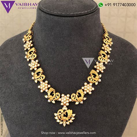 Diamond Necklace Collection from Vaibhav Jewellers - Indian Jewellery Designs