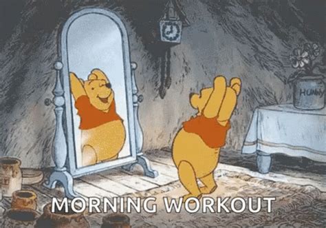 Winnie The Pooh Workout GIF - Winnie The Pooh Workout Morning Workout ...