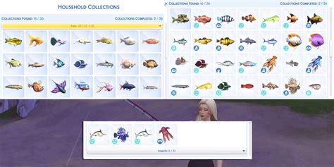 The Sims 4 Fish Collection