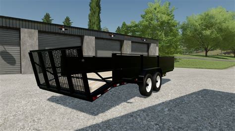 Compact trailer / utility trailer FS22 - KingMods