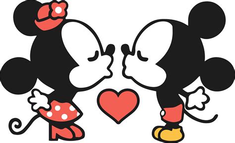 Mickey Minnie Kiss Svg Minnie Mickey Love Svg Mickey Minnie Kiss Cricut | Porn Sex Picture