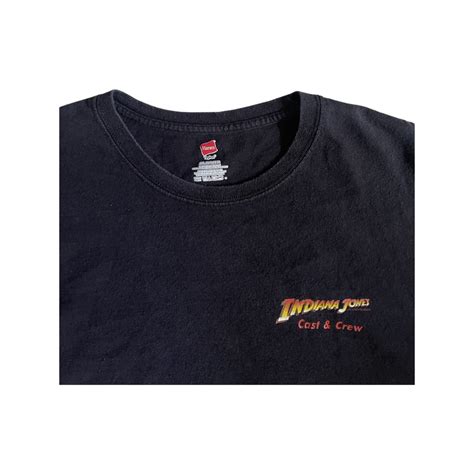 Vintage Vintage Y2k Disney Indiana Jones cast and crew promo tee | Grailed