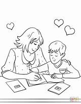 Homework Page Coloring Pages sketch template