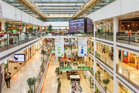 Modern mall interior view. – Stock Editorial Photo © rglinsky #91447498