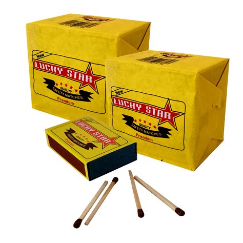 Match Sticks - Fire Safety Matches - Superior Quality - 10 Boxes Per Pack - 2 Pack - Better Buys ...