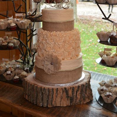 All Events: Event, Party and Wedding Rentals - Ohio: Wood Slab Cake Stands