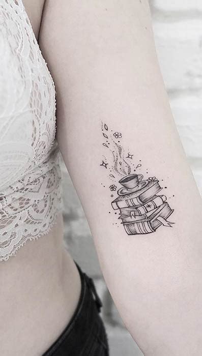 23 Awesome Tattoo Ideas for Book Lovers | Bookish tattoos, Tattoos for lovers, Literary tattoos