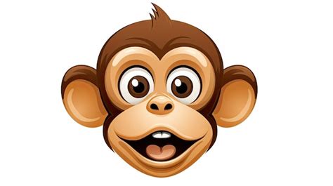 Premium Photo | Monkey Face Emoji Fun