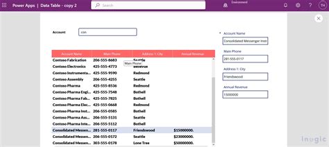 How to Display, Search, and Filter data table in Canvas App - Microsoft ...