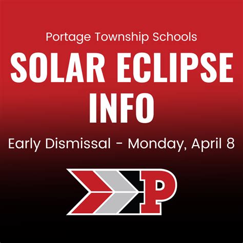 Solar Eclipse Information - April 8 | Portage Township Schools
