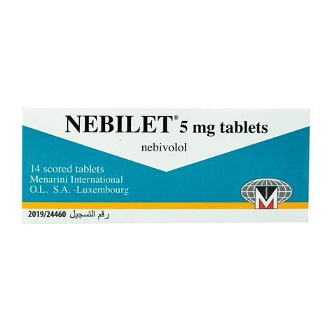 Nebilet 5 mg - 14 Tablets | Bloom Pharmacy