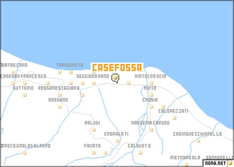 Case Fossa (Italy) map - nona.net