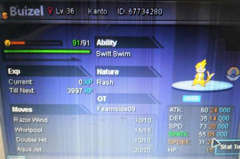 [AUCTION] Shiny buizel decent IV - Shiny and Special Pokémon - Gold ...