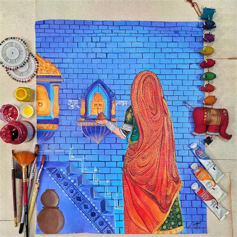 Blue City Jodhpur Painting by Garima Purohit - Pixels