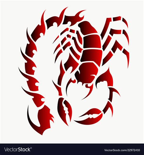 Scorpion tattoo Royalty Free Vector Image - VectorStock