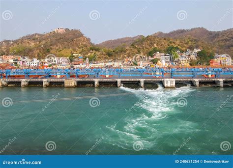 View of Bhimgoda Barrage, Hydroelectric Dam in Haridwar Editorial Stock ...