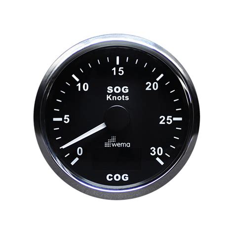 Amelec Australia | GPS Speedometer Stainless Steel 85mm (30 knots)