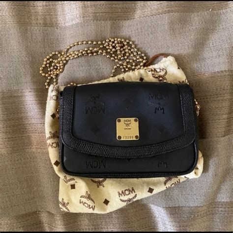 MCM | Bags | Mcm Black Original Purse | Poshmark