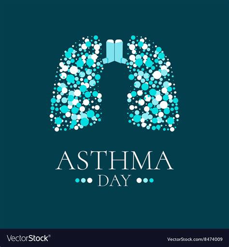 World asthma day Royalty Free Vector Image - VectorStock