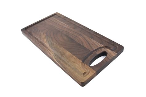 Small wooden cutting board with a handle