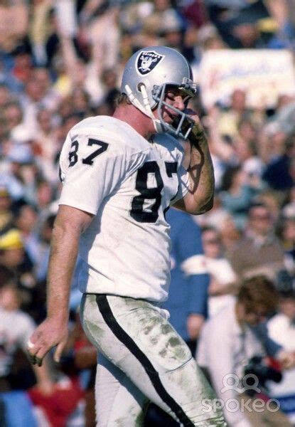 Dave Casper -2nd round pick 1974-1980,1984. Raiders Players, Nfl Football Players, Nfl Teams ...