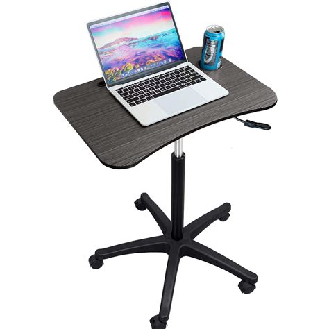 Buy Levida Pneumatic Mobile Laptop Computer Desk - Height Adjustable ...