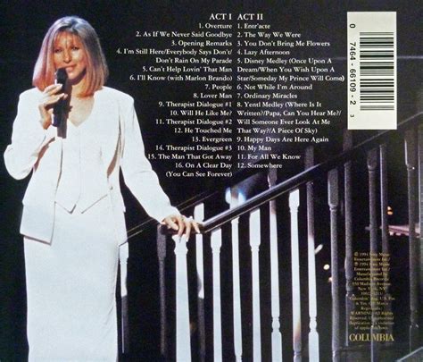 Barbra Archives | Music | The Concert 2-CD 1994