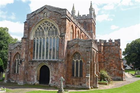 The Twelfth Century Crediton Parish Church in Devon, UK Stock Image ...