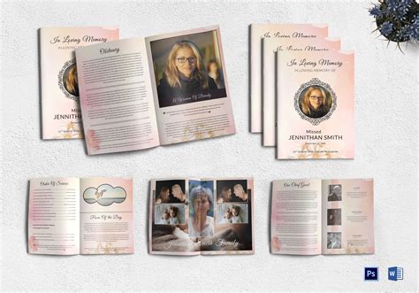 Memorial Booklet Template