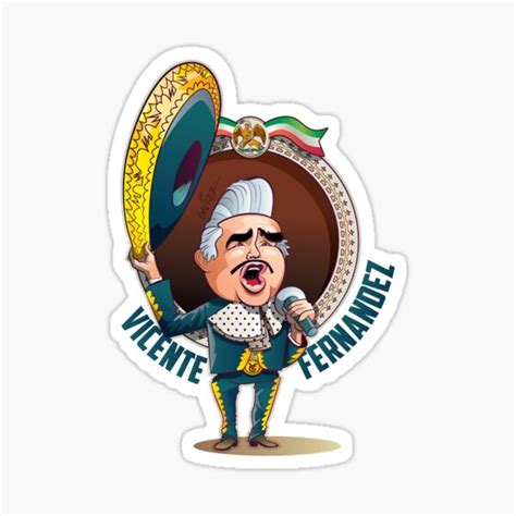 "Vicente Fernandez" Stickerundefined by SAUHER | Redbubble