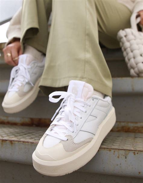 New Balance CT302 platform sneakers in white | ASOS | Sneakers fashion ...