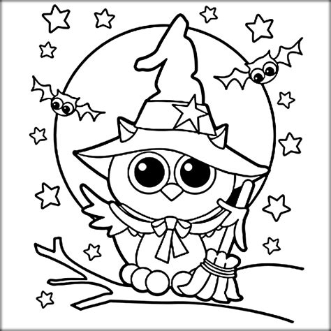 Halloween Owl Coloring Pages at GetColorings.com | Free printable colorings pages to print and color