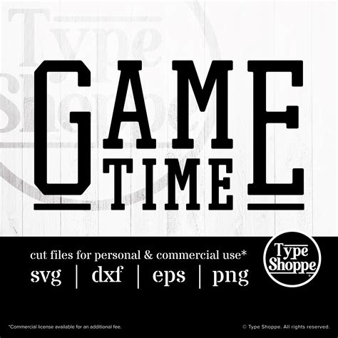 Motivational Quotes SVG Design Game Time Original Art Sayings and Phrases Graphics for Cricut ...