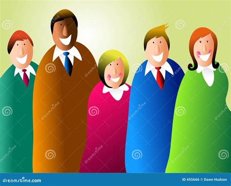 Diverse business team stock vector. Illustration of executives - 455666