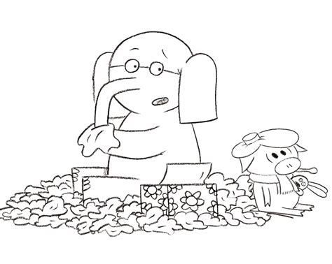 33+ piggie and gerald coloring pages - AnashValentina