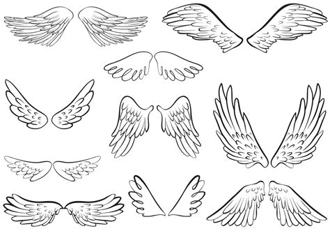 Angel Wings Vectors 154121 Vector Art at Vecteezy